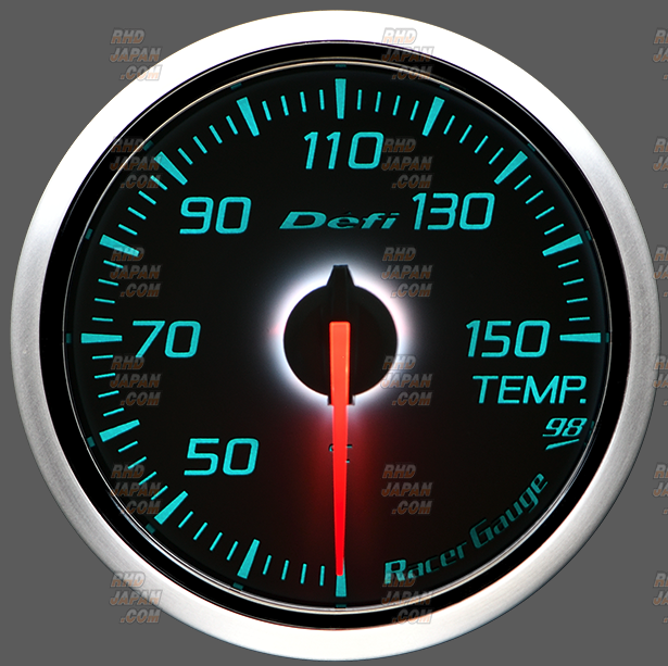 Defi Racer Gauge Style 98 Hommage Temperature 60mm - White - RHDJapan